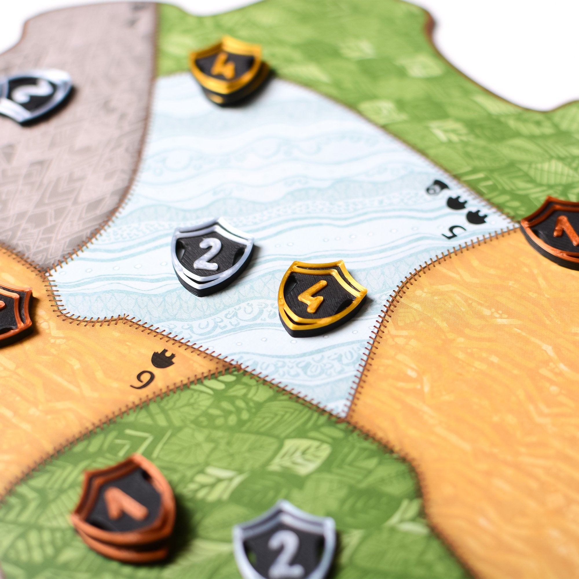 Spirit Island - Defense Tokens Upgrade set - board game expansion set - BoardGeekFox