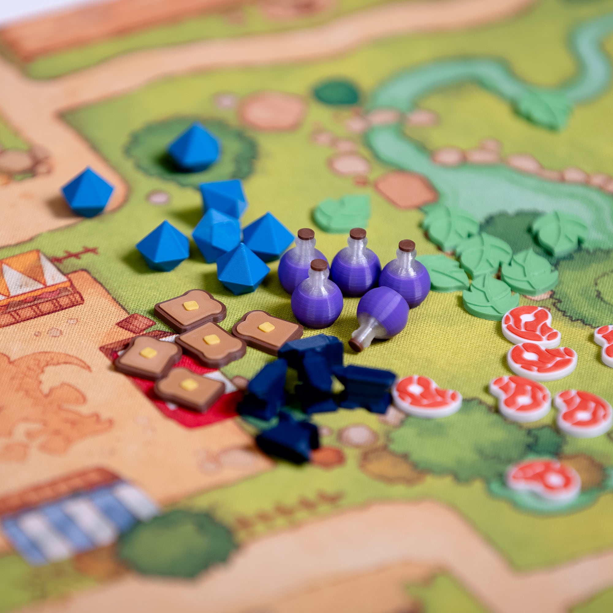 Flamecraft Token Set: For the true Flamekeeper experience! - board game expansion set - BoardGeekFox