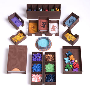 Flamecraft Organizer: Magical Game Setup, Works with Sleeved Cards - board game expansion set - BoardGeekFox