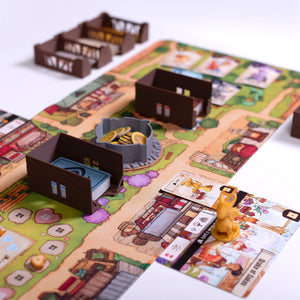 Flamecraft Organizer: Magical Game Setup, Works with Sleeved Cards - board game expansion set - BoardGeekFox