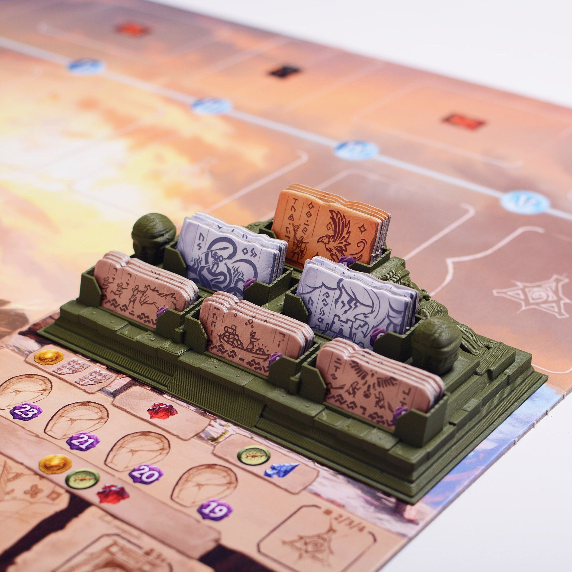 Lost Ruins of Arnak Tile Holder - board game expansion set - BoardGeekFox