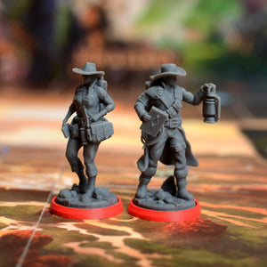 Lost Ruins of Arnak: Custom Explorer Miniatures - Enhance Your Adventure! - board game expansion set - BoardGeekFox