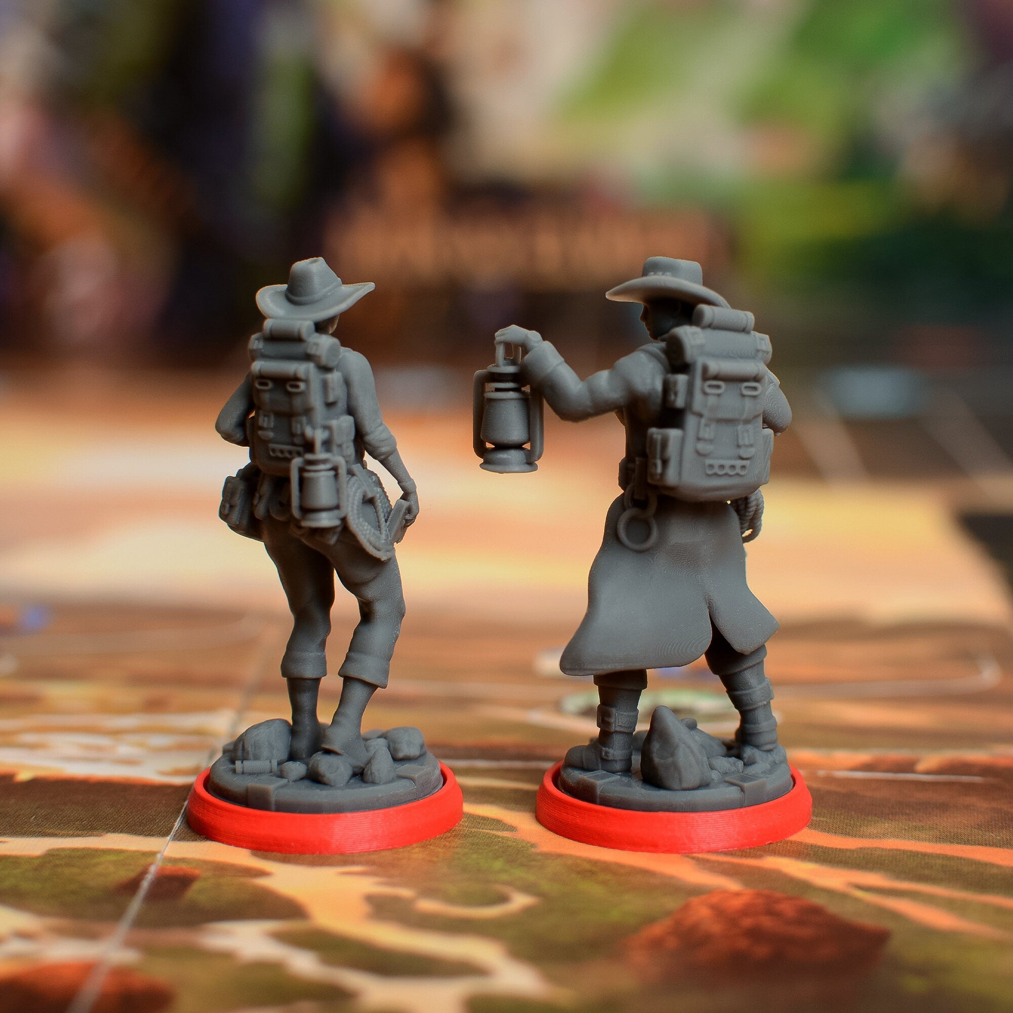 Lost Ruins of Arnak: Custom Explorer Miniatures - Enhance Your Adventure! - board game expansion set - BoardGeekFox