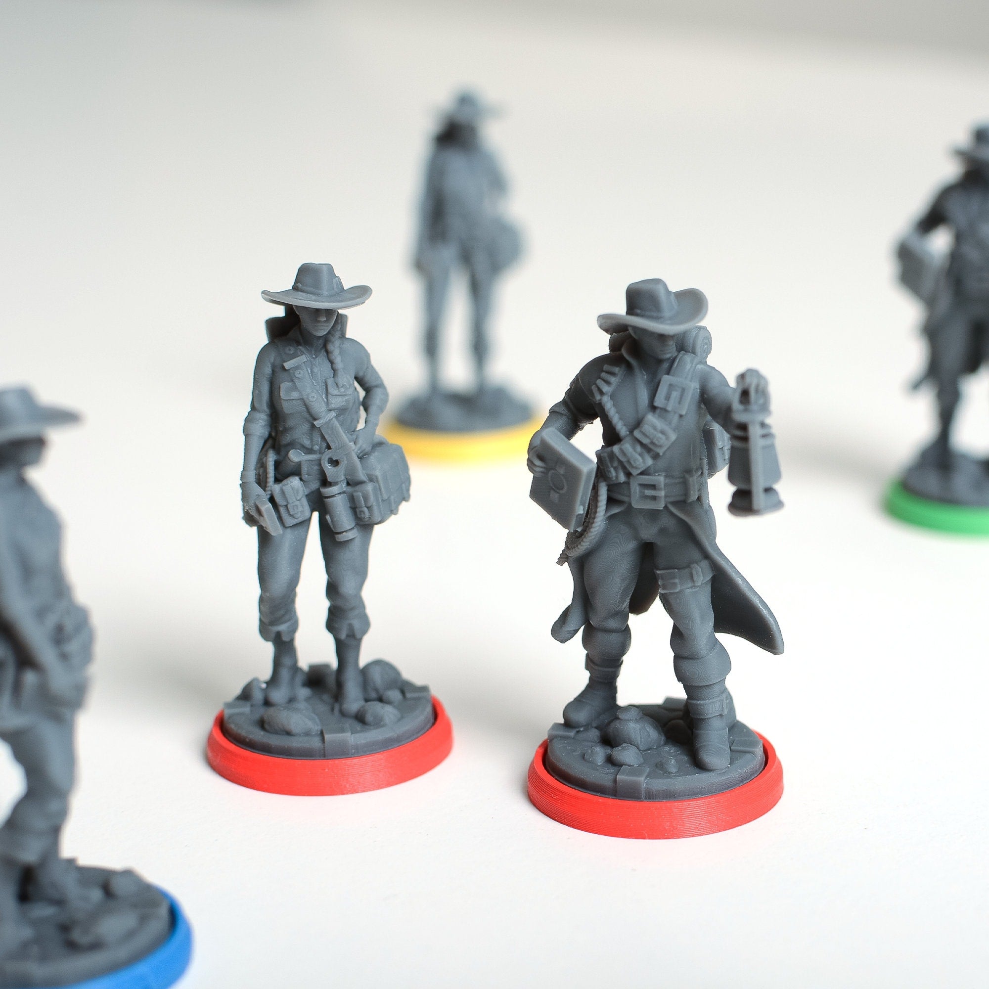 Lost Ruins of Arnak: Custom Explorer Miniatures - Enhance Your Adventure! - board game expansion set - BoardGeekFox