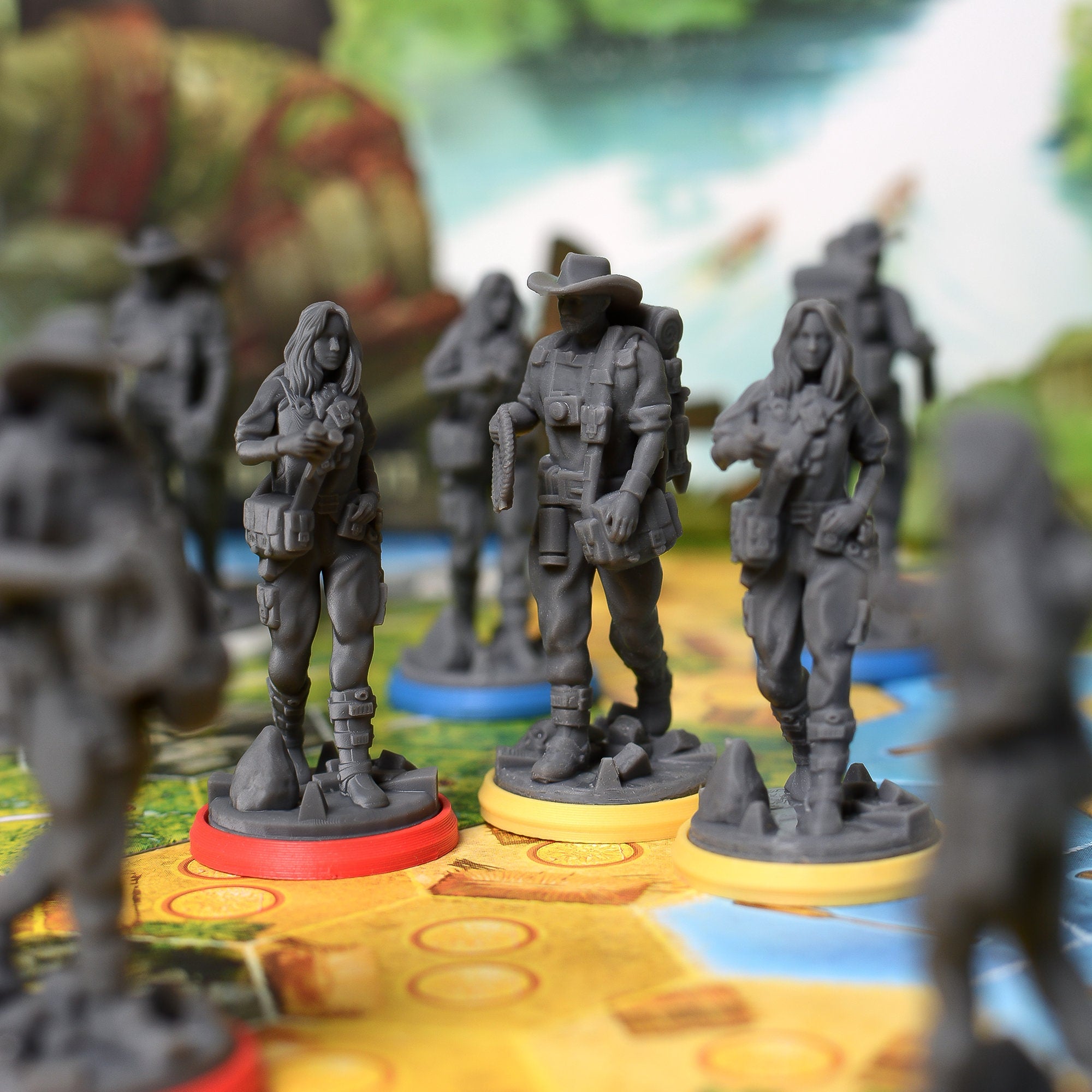 El Dorado Custom Explorer Miniatures - board game expansion set - BoardGeekFox