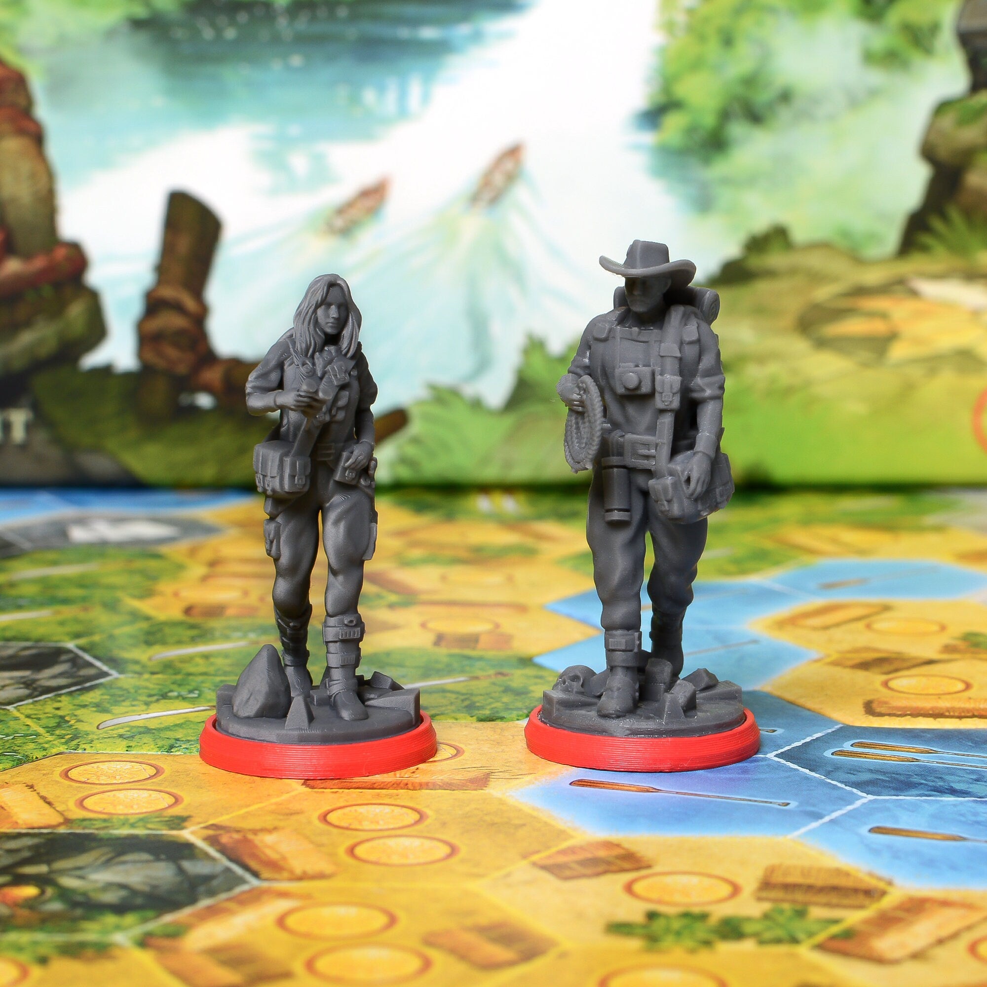 El Dorado Custom Explorer Miniatures - board game expansion set - BoardGeekFox
