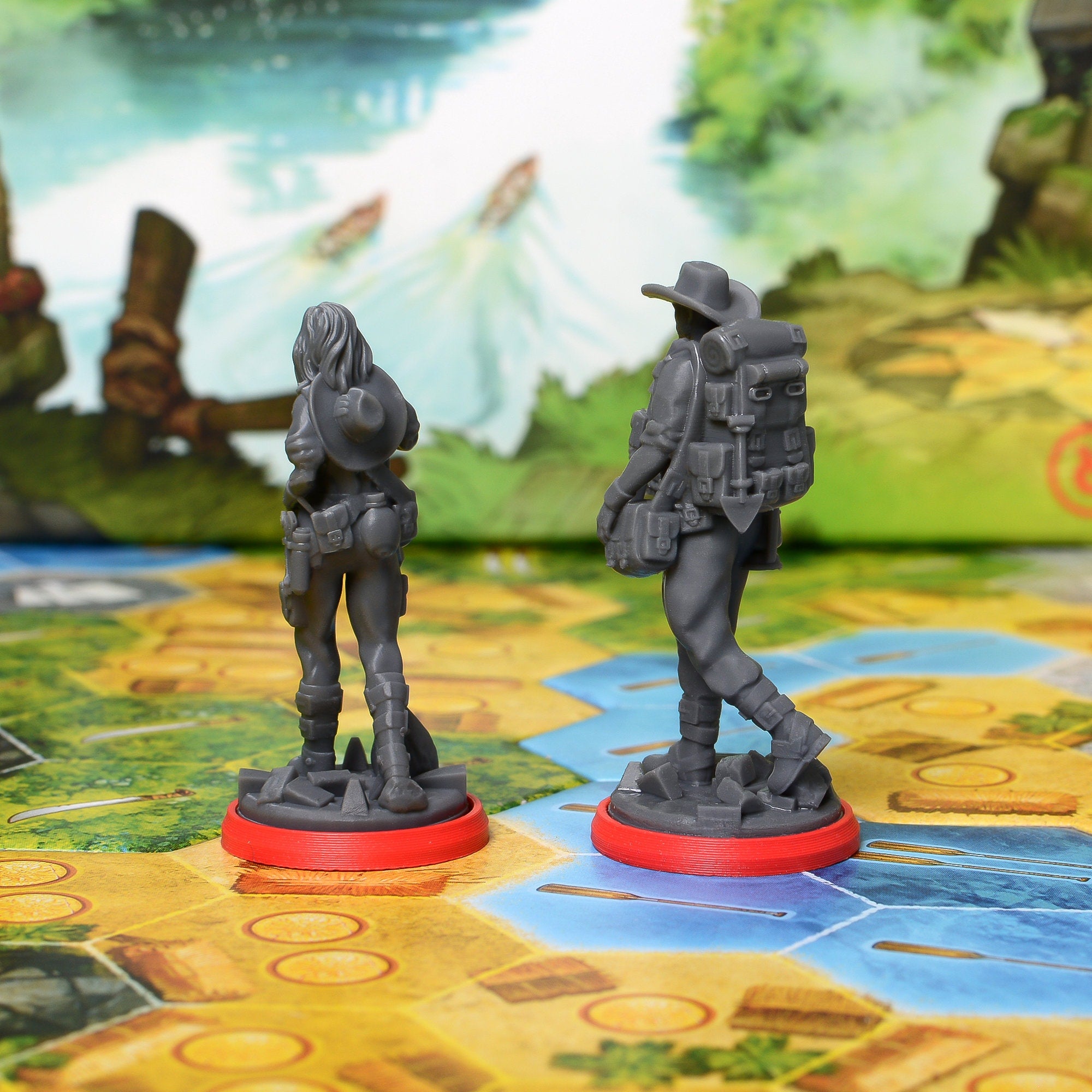 El Dorado Custom Explorer Miniatures - board game expansion set - BoardGeekFox