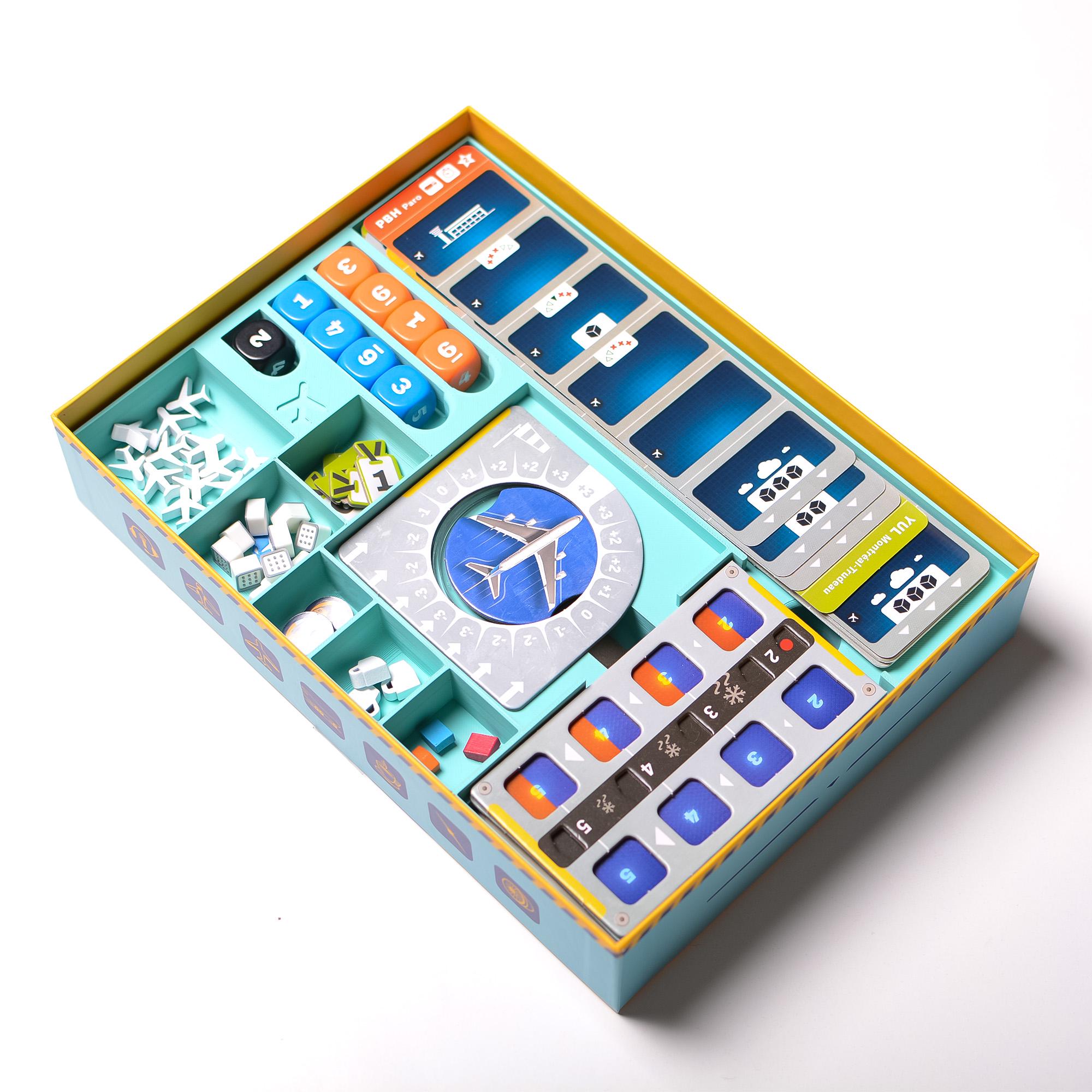 Sky Team Organizer/Insert and Tokens upgrade / Ready for Expansions - board game expansion set - BoardGeekFox