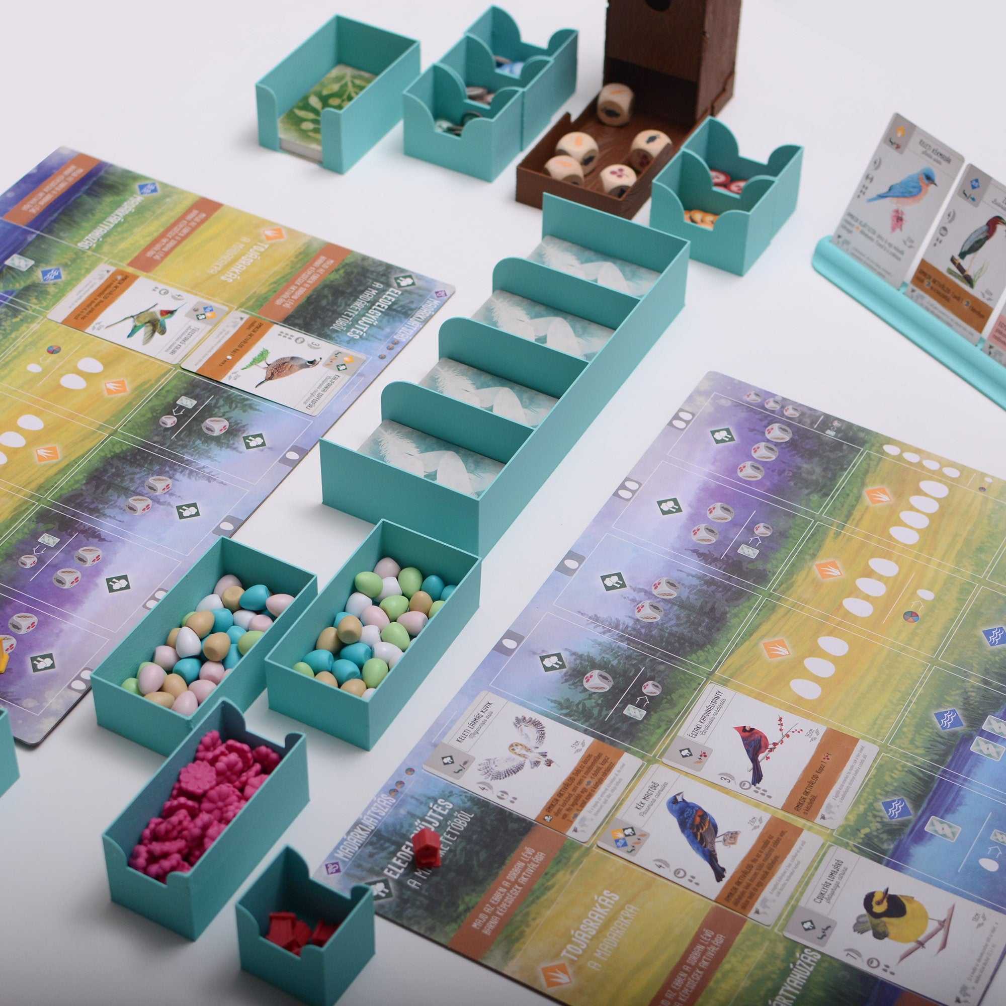 Wingspan Organizer + Europa + Oceania expansion + Dice Tower - board game expansion set - BoardGeekFox