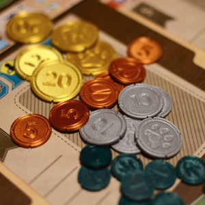 Ark Nova Money Coin Set | Upgrade Pack | - board game expansion set - BoardGeekFox