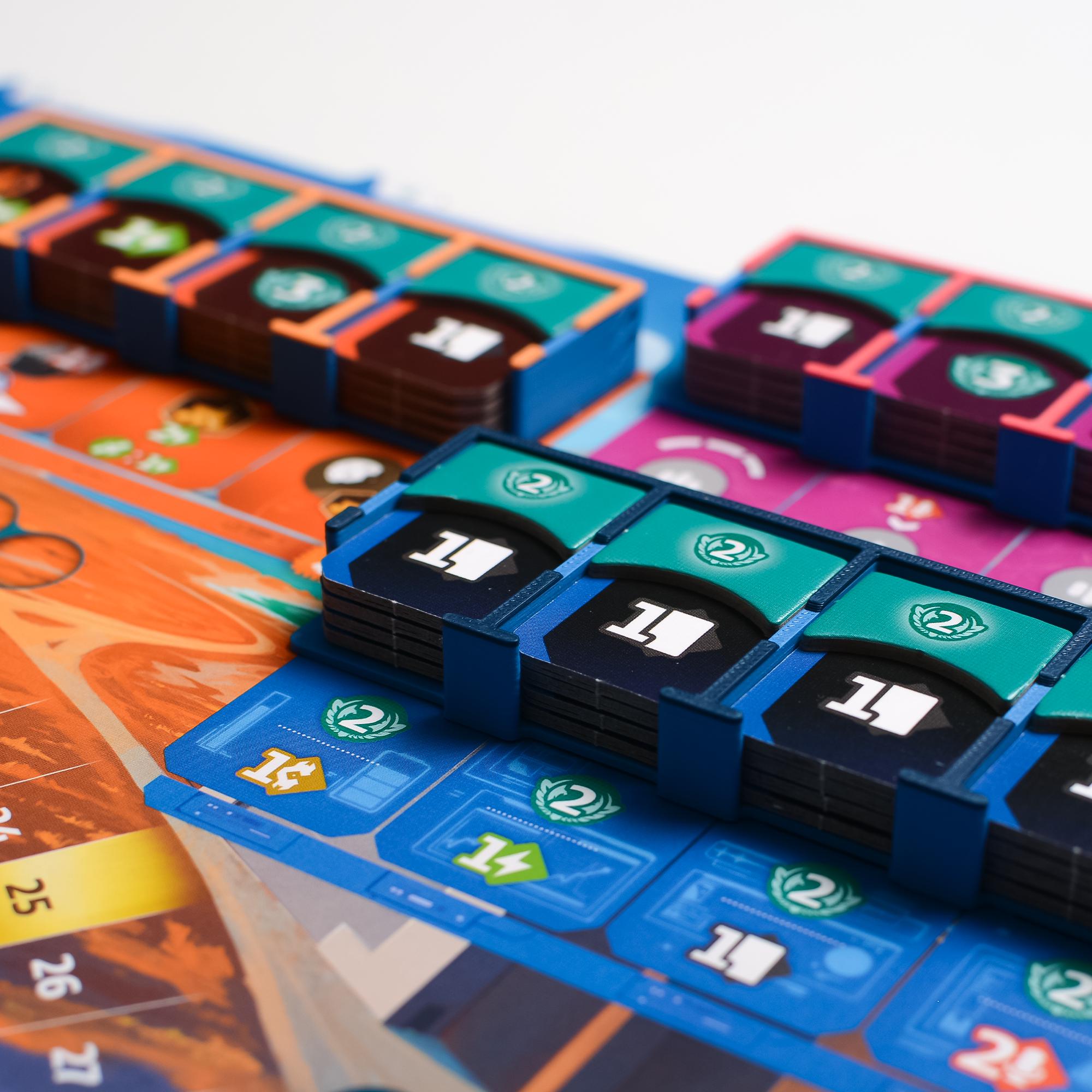 SETI Board Game Insert / Organizer – Sleeved Card Compatible + Optional Token Set - board game expansion set - BoardGeekFox