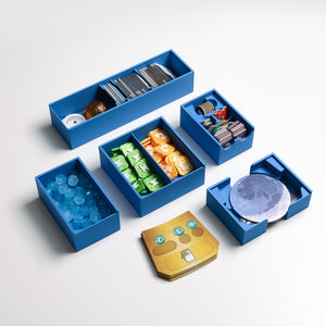 SETI Board Game Insert / Organizer – Sleeved Card Compatible + Optional Token Set - board game expansion set - BoardGeekFox