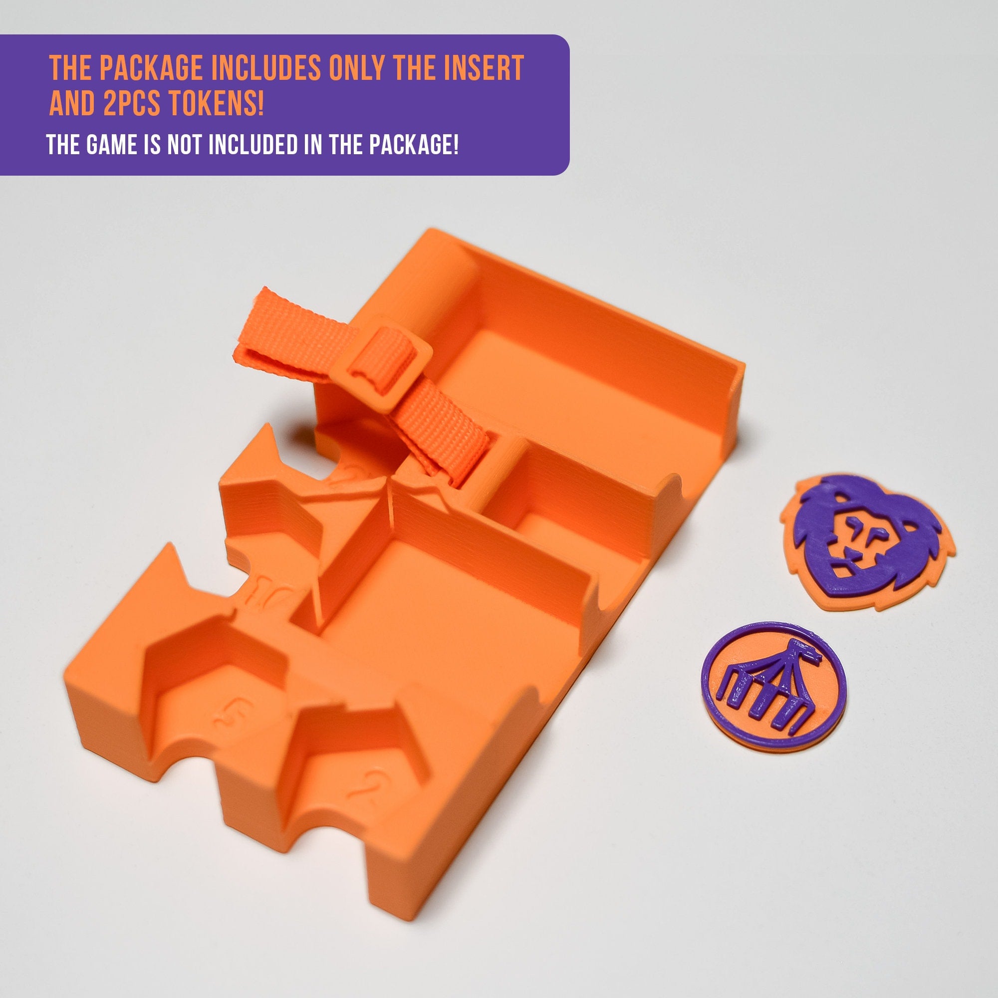 Scout - Insert | Organizer | First Player and active number reminder tokens (unofficial) - board game expansion set - BoardGeekFox