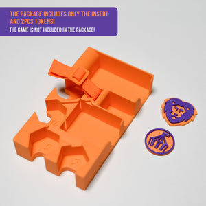 Scout - Insert | Organizer | First Player and active number reminder tokens (unofficial) - board game expansion set - BoardGeekFox