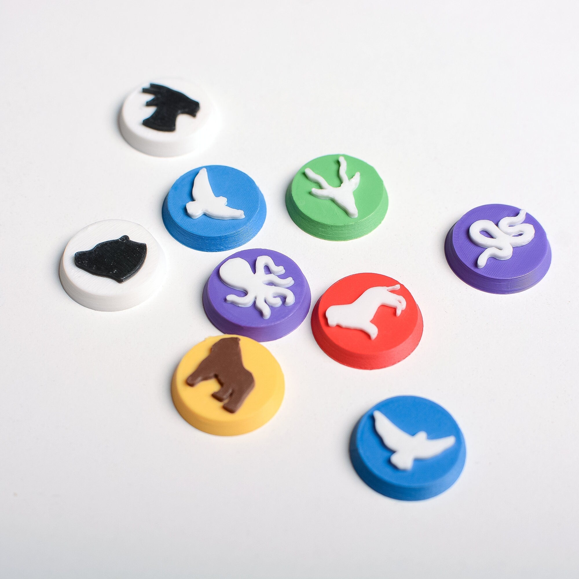 Ark Nova Marine World Expansion Animal Tokens | 42 pcs - board game expansion set - BoardGeekFox