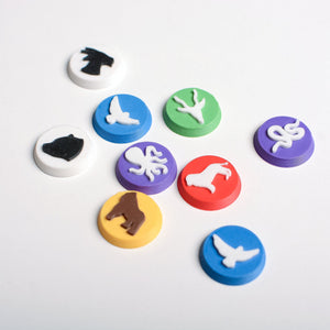 Ark Nova Marine World Expansion Animal Tokens | 42 pcs - board game expansion set - BoardGeekFox
