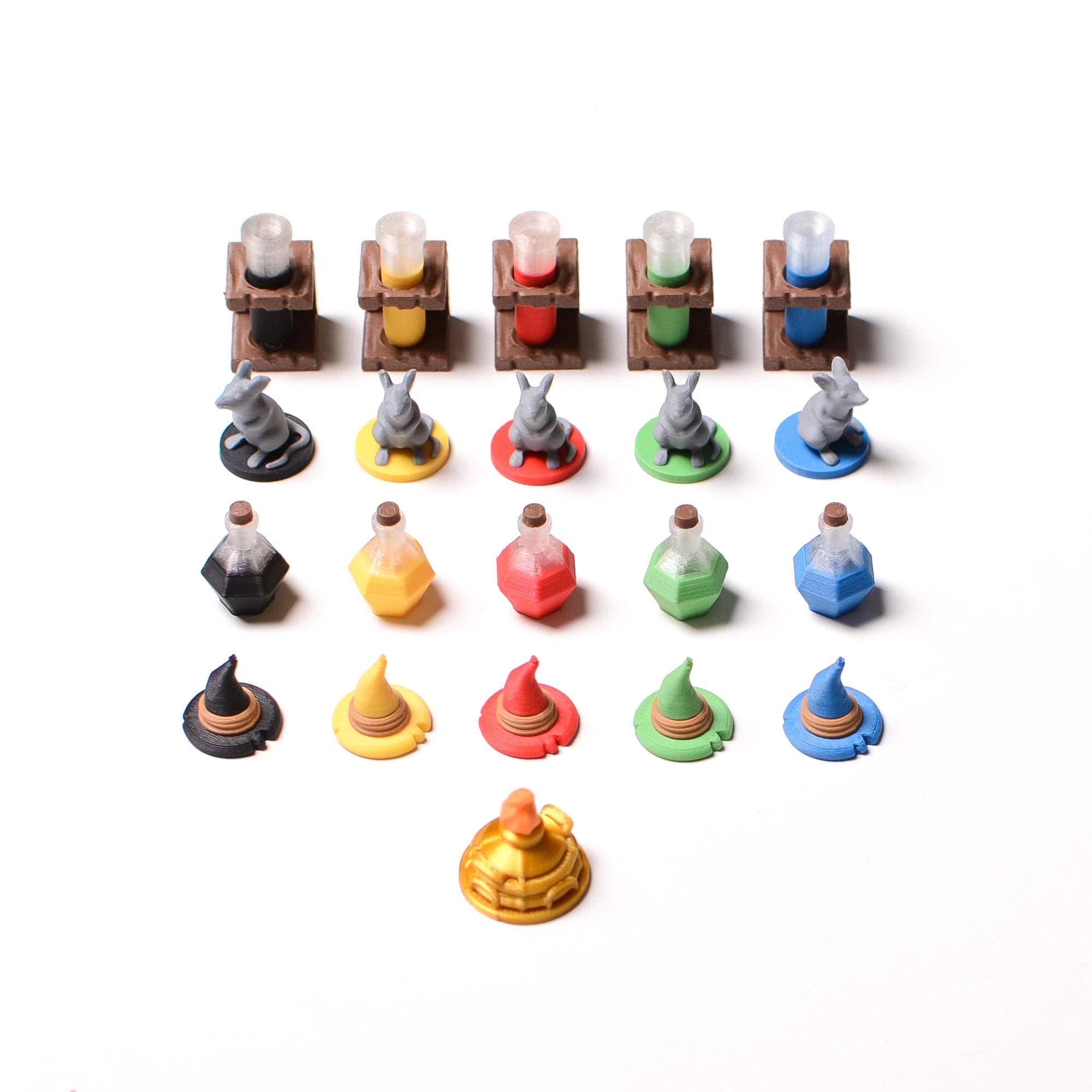 Complete Kit for The Quacks of Quedlinburg and Herb Witches - 26 Pieces - board game expansion set - BoardGeekFox