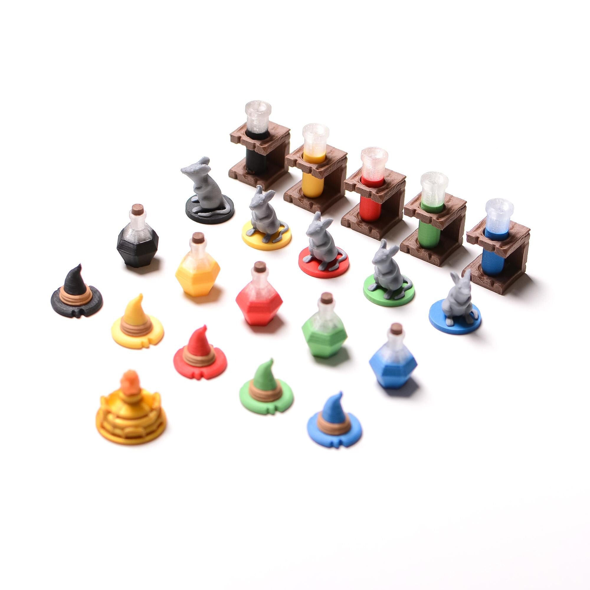Complete Kit for The Quacks of Quedlinburg and Herb Witches - 26 Pieces - board game expansion set - BoardGeekFox