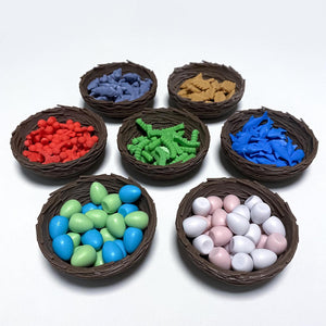 Wingspan Egg Nest Token Containers - board game expansion set - BoardGeekFox
