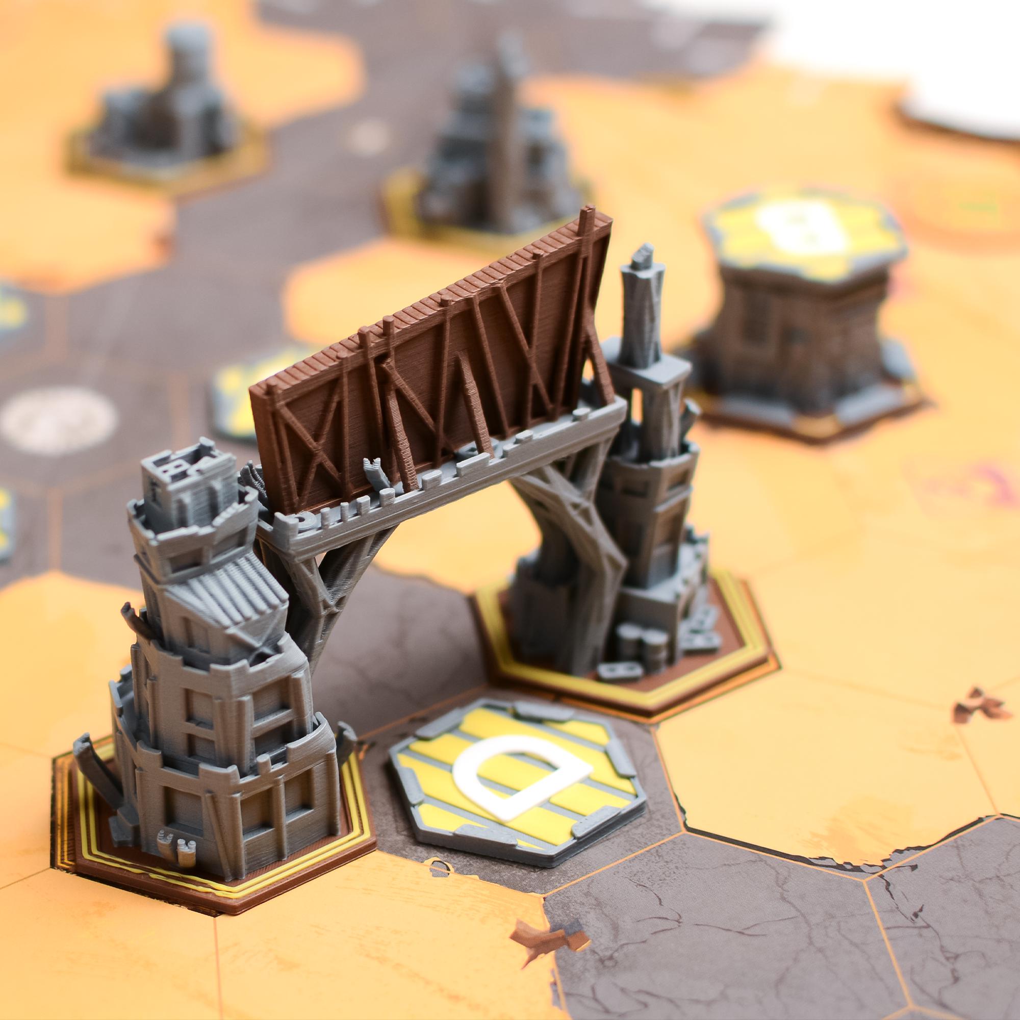 Thunder Road: Carnival of Chaos – Terrain & Token Set (Unofficial) - board game expansion set - BoardGeekFox