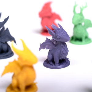 Unique Dragon Miniatures for Flamecraft! - board game expansion set - BoardGeekFox