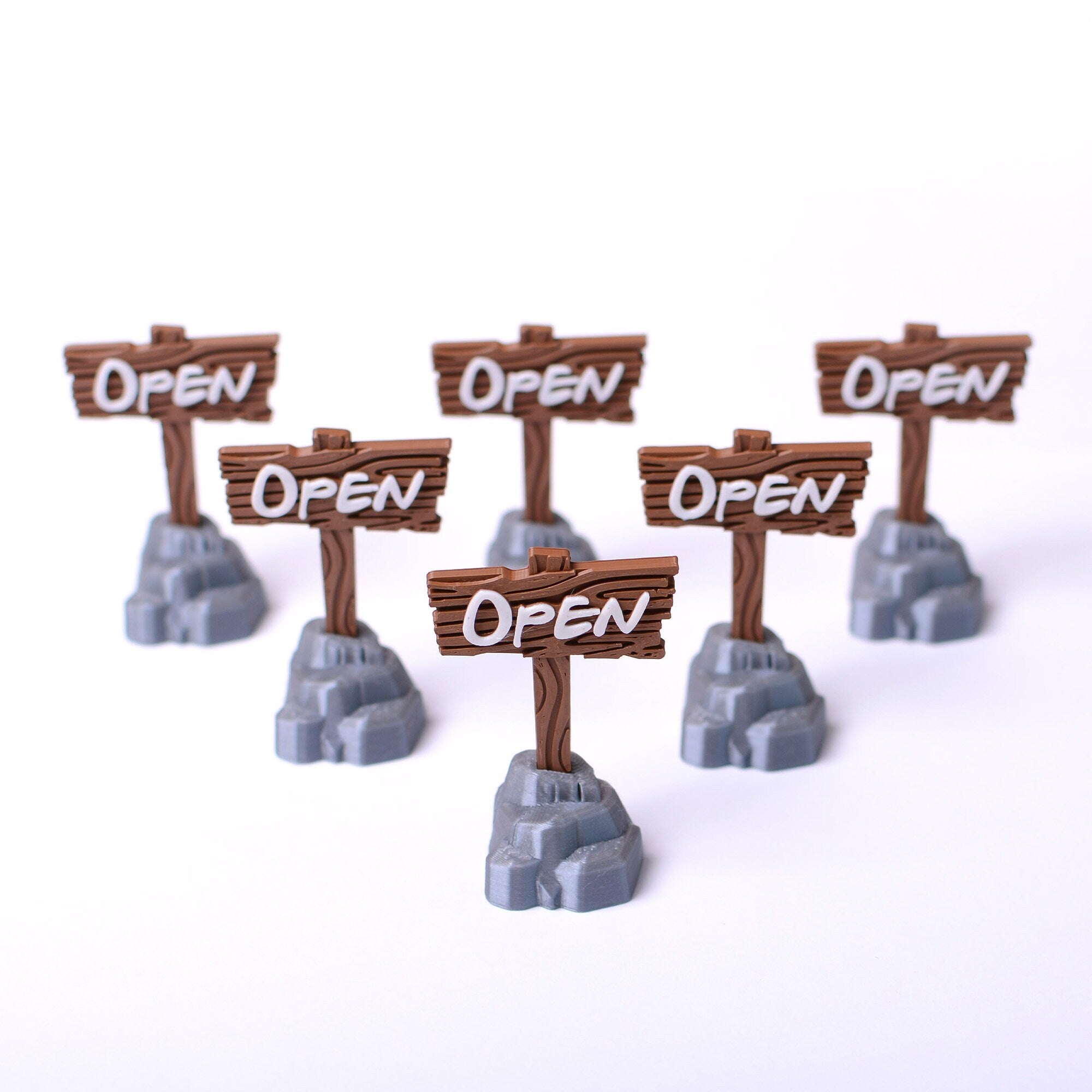 Everdell Open Signs  - 6 pieces- unofficial - board game expansion set - BoardGeekFox