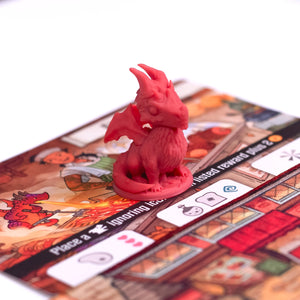 Unique Dragon Miniatures for Flamecraft! - board game expansion set - BoardGeekFox
