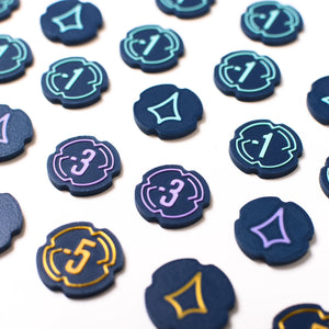 Disney Lorcana: Premium Tokens / Damage Markers / Lore, Star Counters - board game expansion set - BoardGeekFox