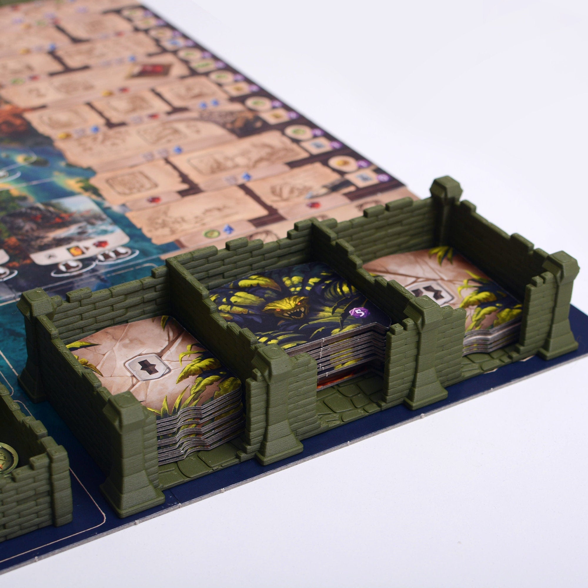 Lost Ruins of Arnak | Card holder | Guards and Locations - board game expansion set - BoardGeekFox