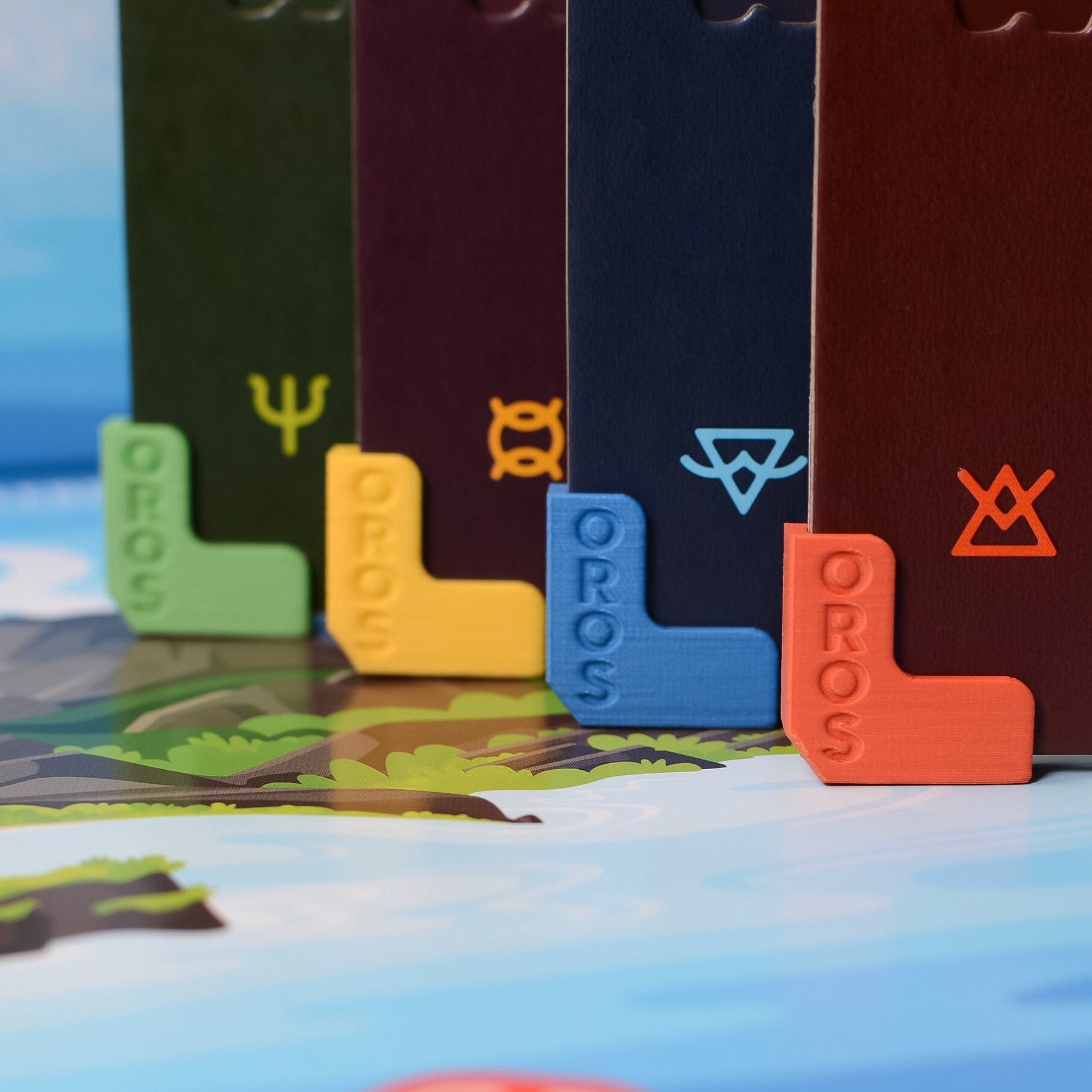 Oros Dashboard Clips Upgrade - board game expansion set - BoardGeekFox
