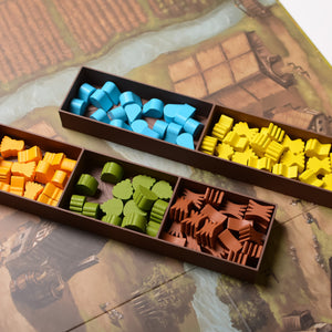 Beer and Bread Board Game Insert and Tokens Upgrade - board game expansion set - BoardGeekFox
