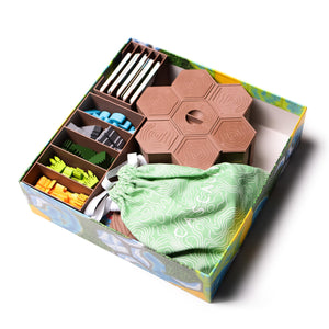 Cascadia and Landmarks Expansion Insert / Organizer (sleeved cards) - board game expansion set - BoardGeekFox