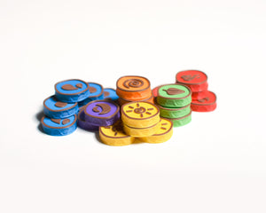 Spirit Island Upgrade Tokens | Fear | Dahan huts | Presence tokens - board game expansion set - BoardGeekFox