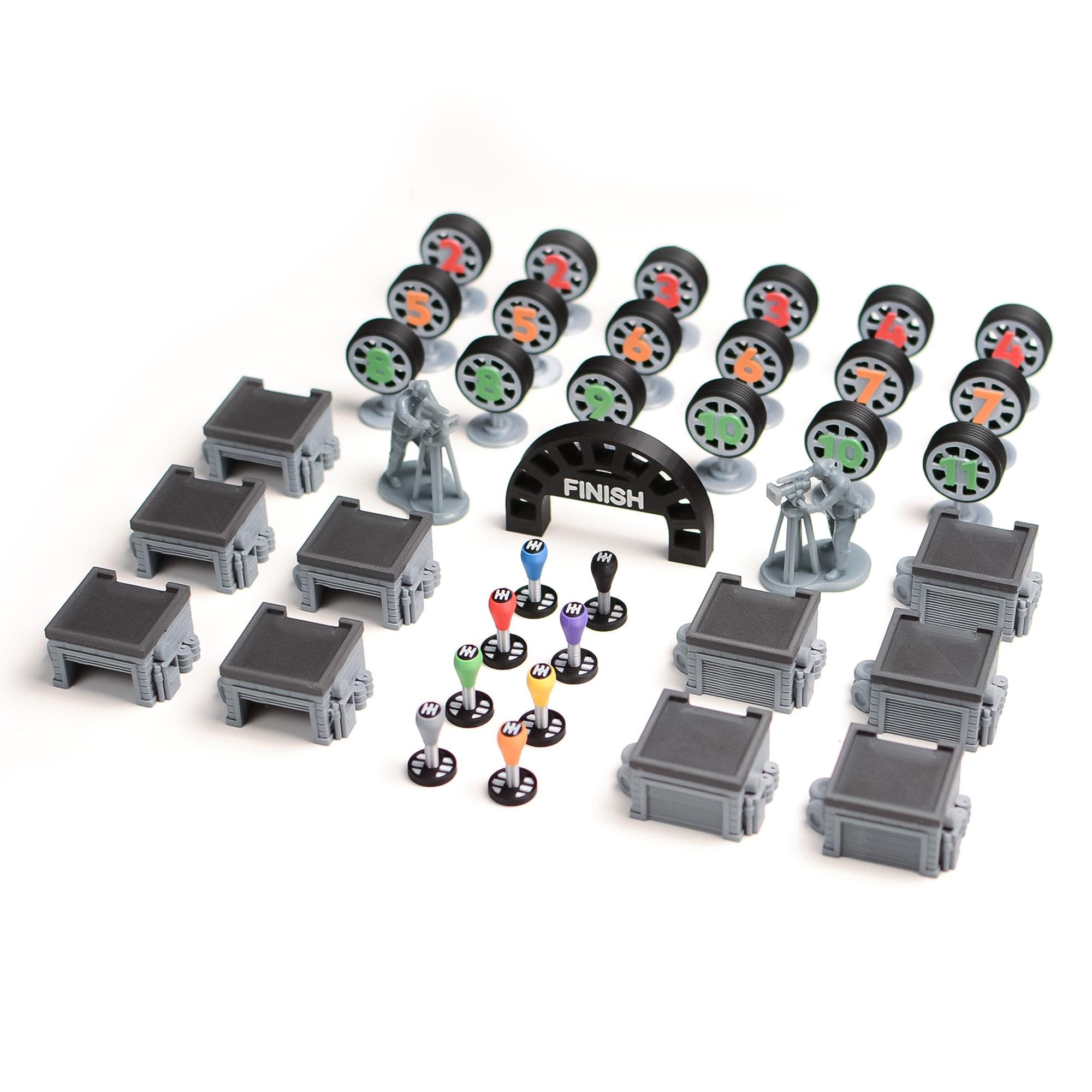 Upgrade Kit for Heat: Pedal to the Metal & Heavy + Rain and Tunnel Vision Expansions - 20 Pieces
