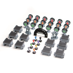 Upgrade Kit for Heat: Pedal to the Metal & Heavy + Rain and Tunnel Vision Expansions - 20 Pieces - board game expansion set - BoardGeekFox