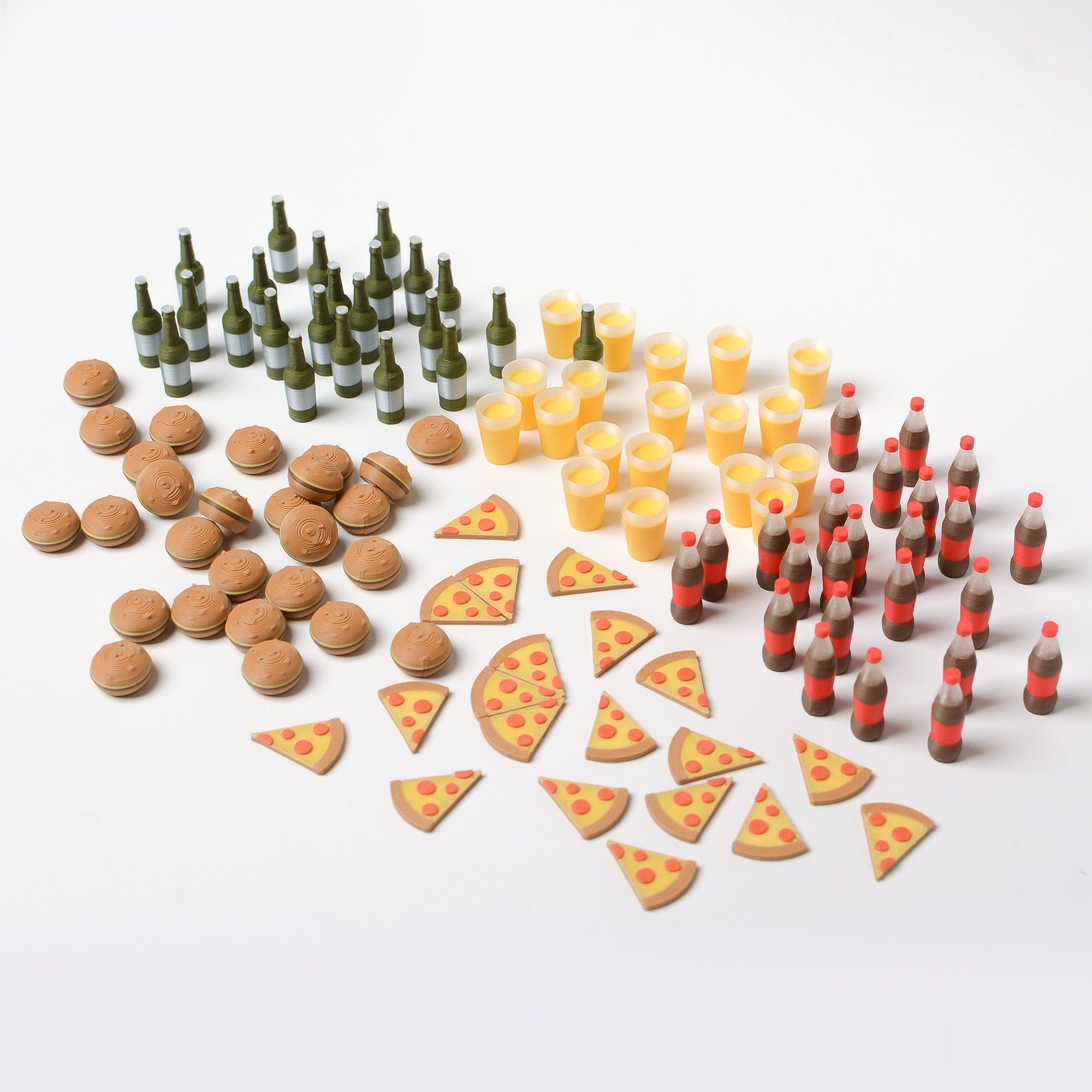 Food Chain Magnate Food Tokens (200pcs) - board game expansion set - BoardGeekFox