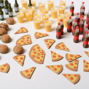 Food Chain Magnate Food Tokens (200pcs) - board game expansion set - BoardGeekFox