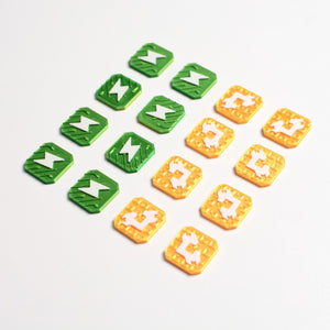 SETI: Credit & Energy Token Set – 60 Custom Game Tokens (30+30) for Board Game Upgrade - board game expansion set - BoardGeekFox