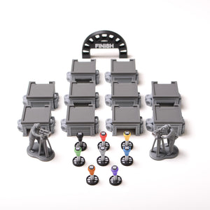 Upgrade Kit for Heat: Pedal to the Metal & Heavy + Rain and Tunnel Vision Expansions - 20 Pieces - board game expansion set - BoardGeekFox