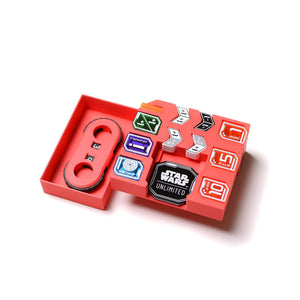 Insert for Star Wars Unlimited Deck Pod - 6 Colors + Tracker (Gamegenic Tokens redy) - board game expansion set - BoardGeekFox