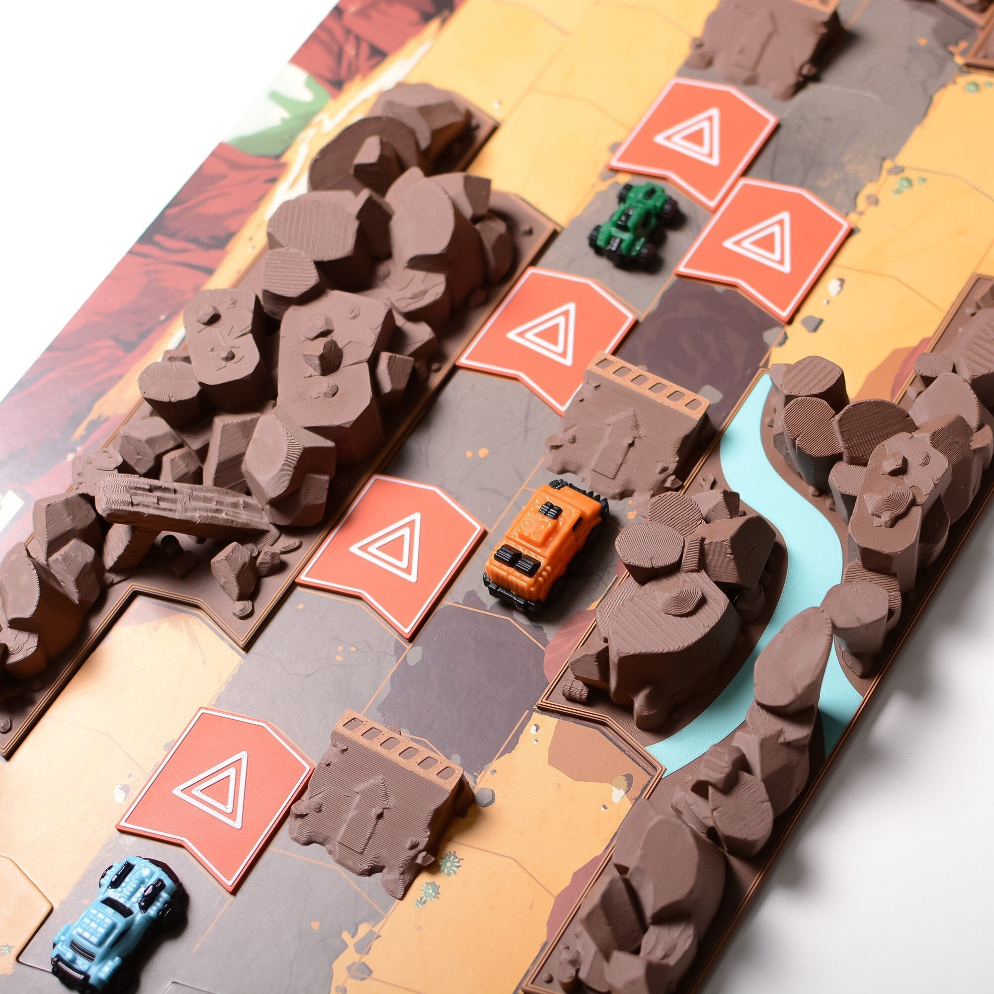 Thunder Road: Vendetta / Terrain Upgrade set - board game expansion set - BoardGeekFox