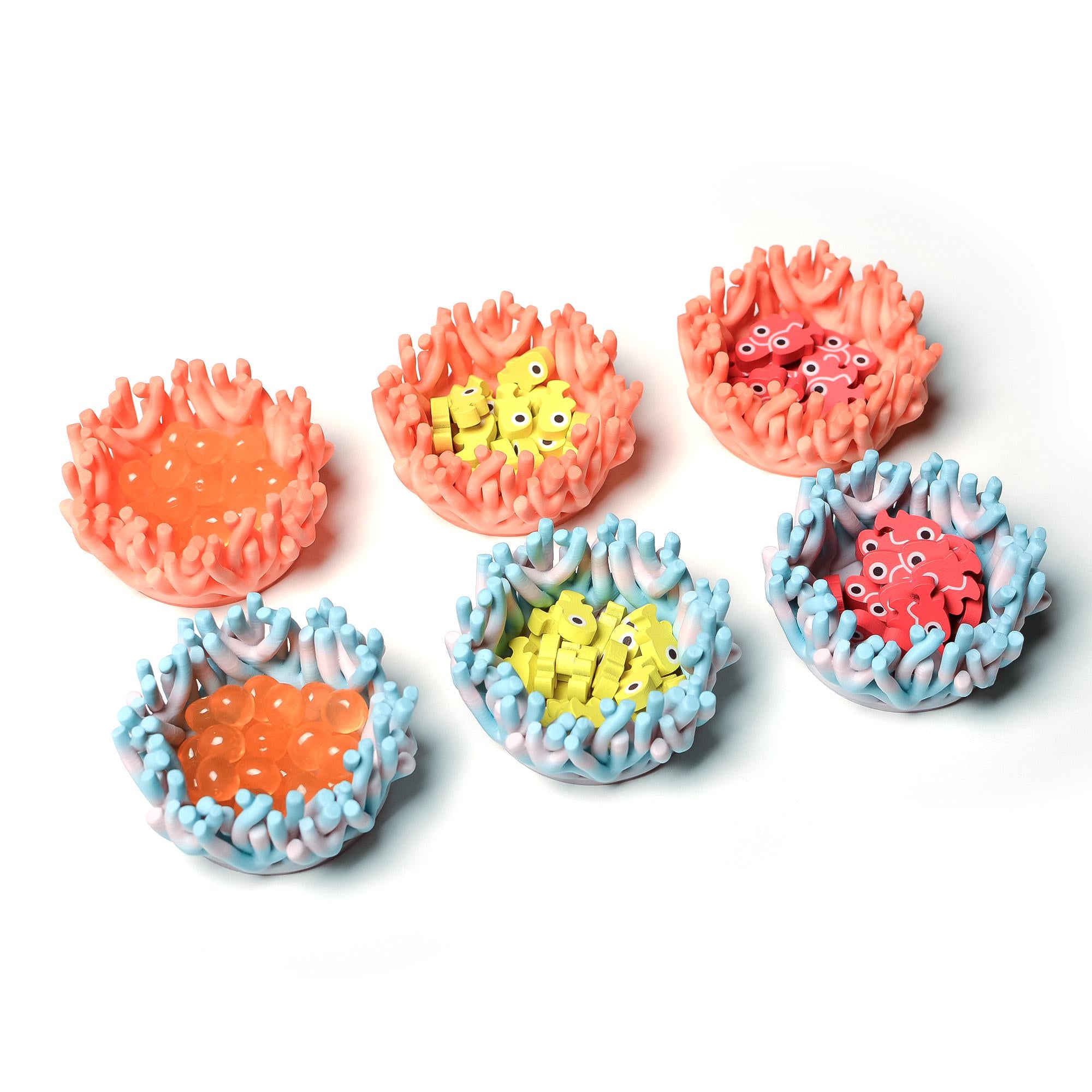 Finspan Coral Resource Holders – Upgrade / Board Game Accessories - board game expansion set - BoardGeekFox