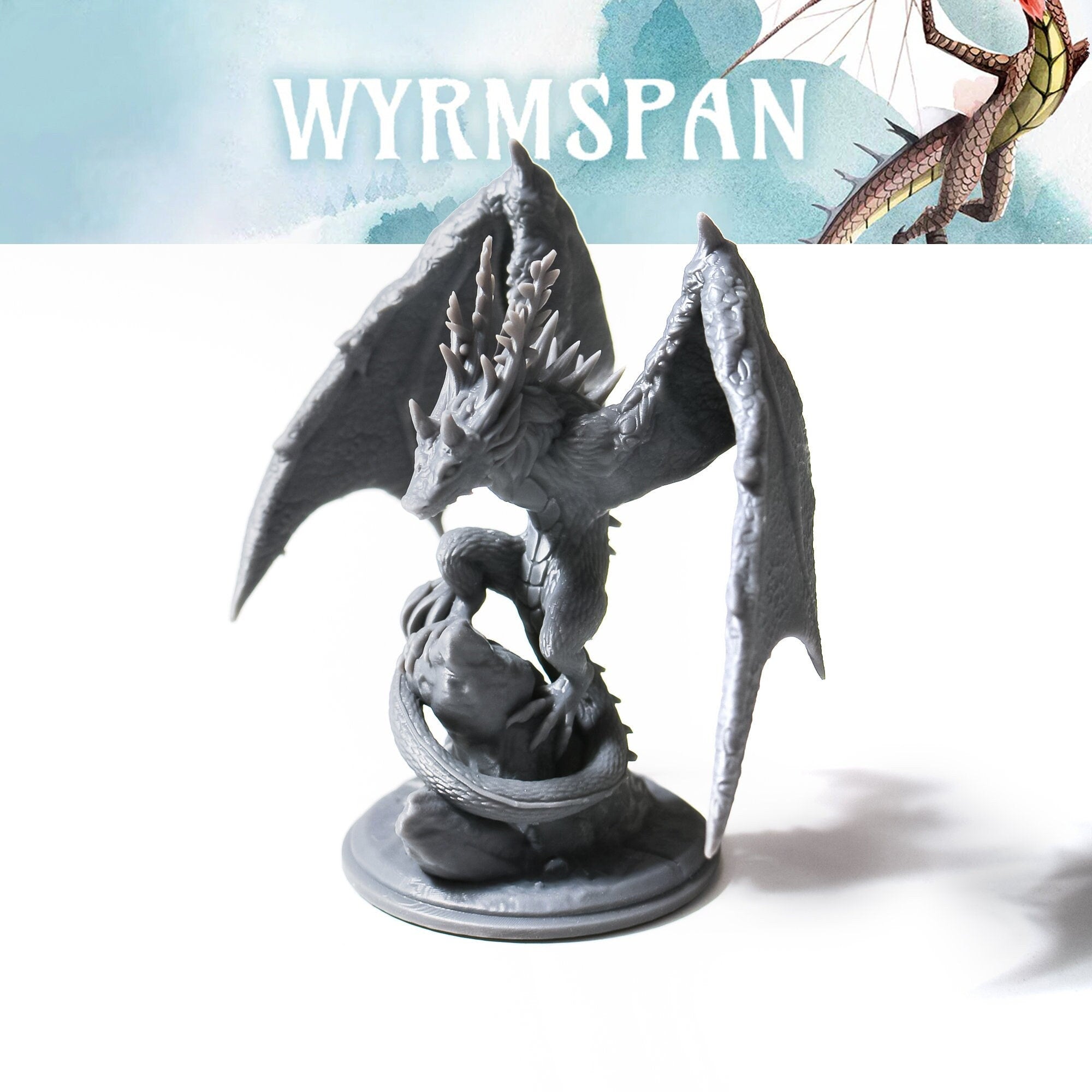 Wyrmspan Dragon First Player Token - board game expansion set - BoardGeekFox