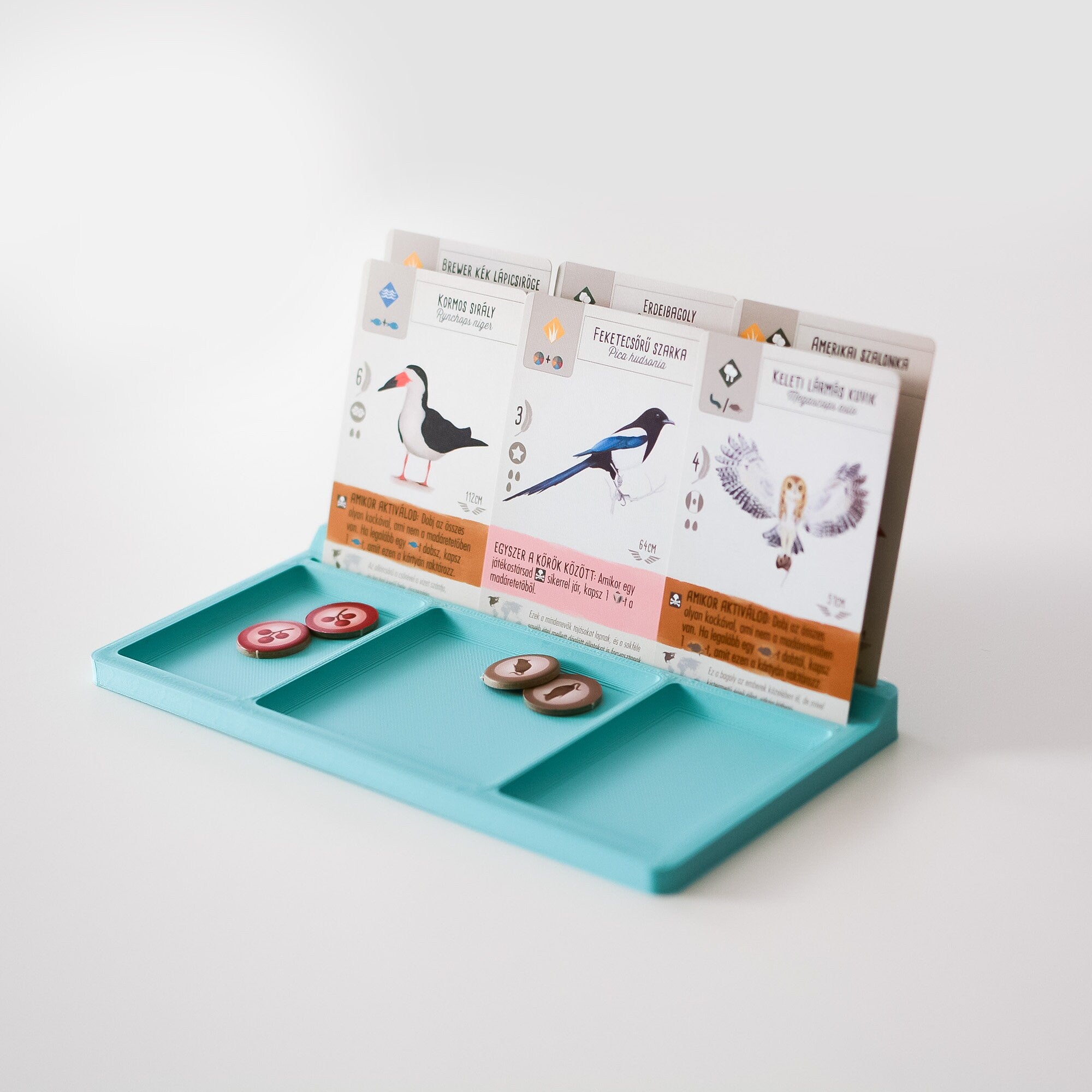 Wingspan Holder | Card Holder | Wingspan Tokens | Wingspan Pieces - board game expansion set - BoardGeekFox