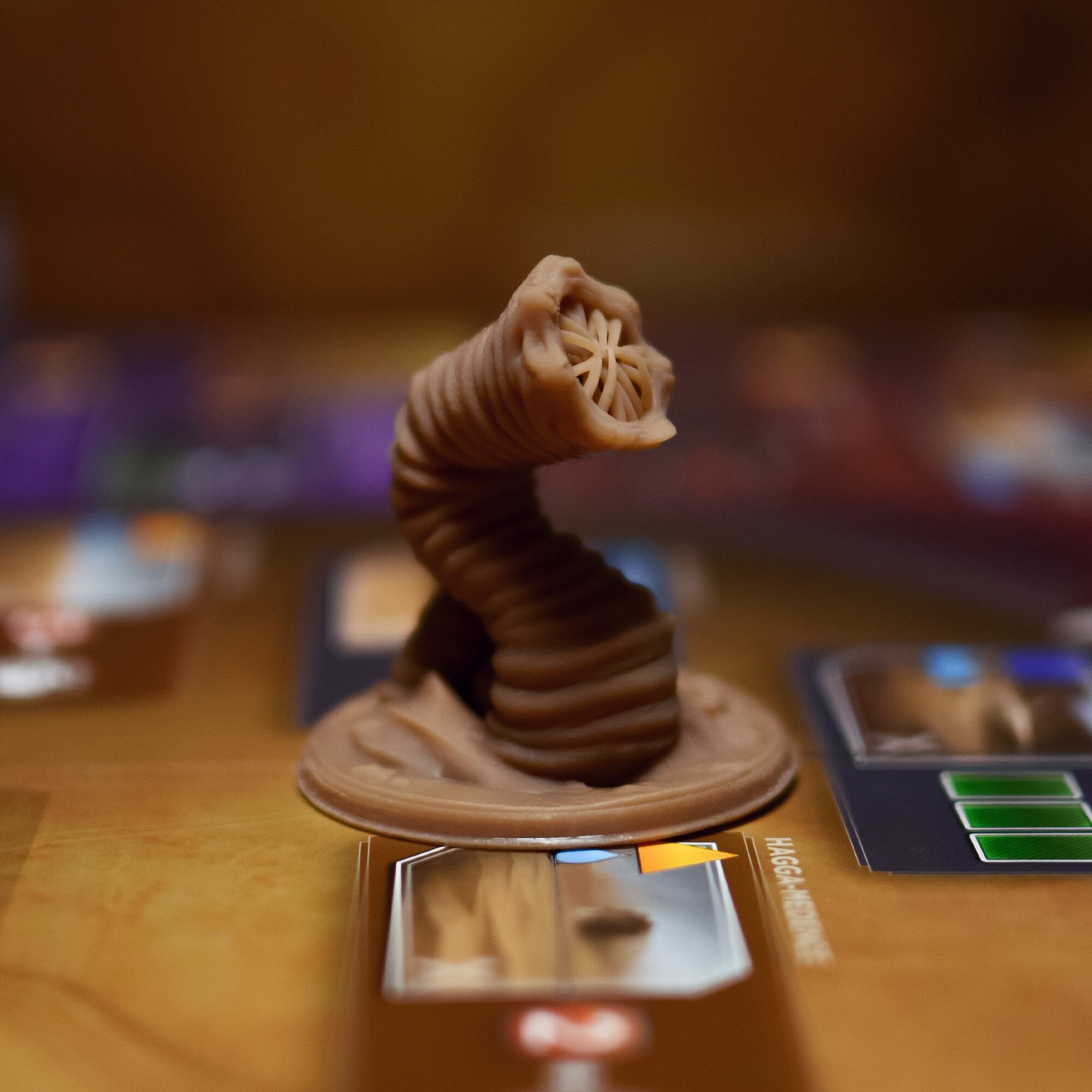 Dune Imperium first player token | Dune Worm - board game expansion set - BoardGeekFox