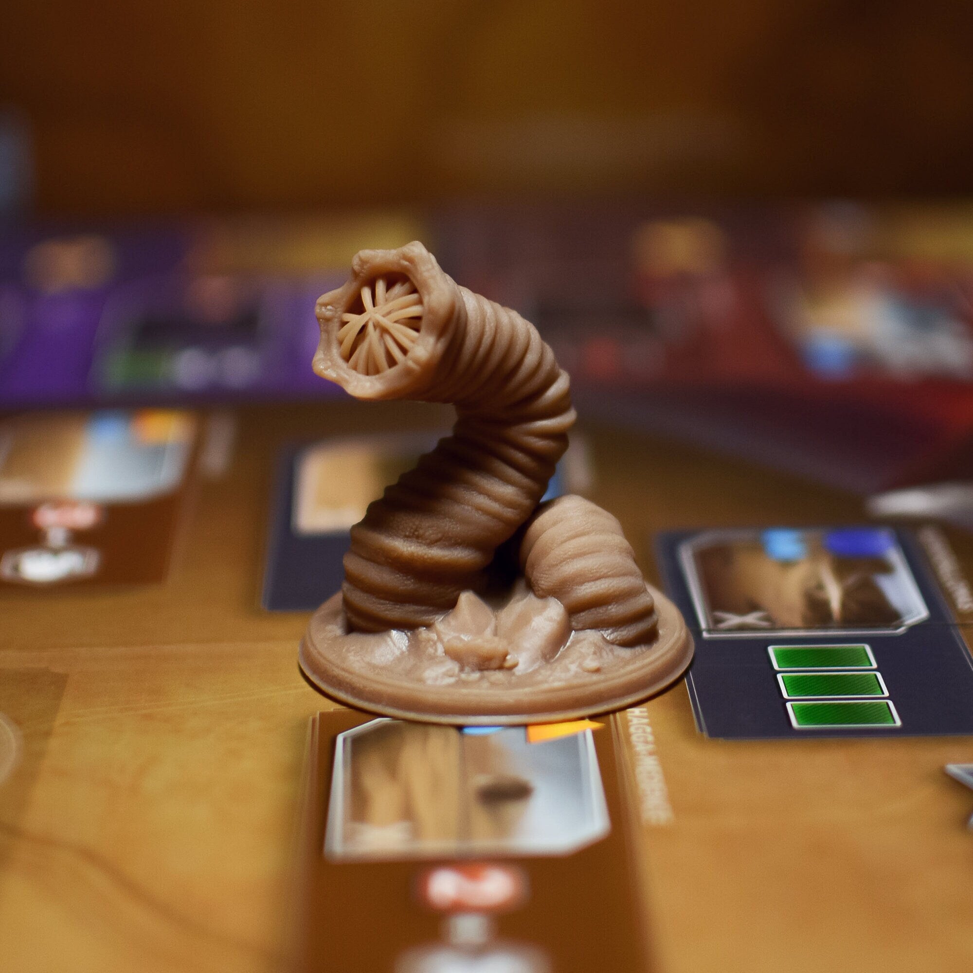 Dune Imperium first player token | Dune Worm - board game expansion set - BoardGeekFox