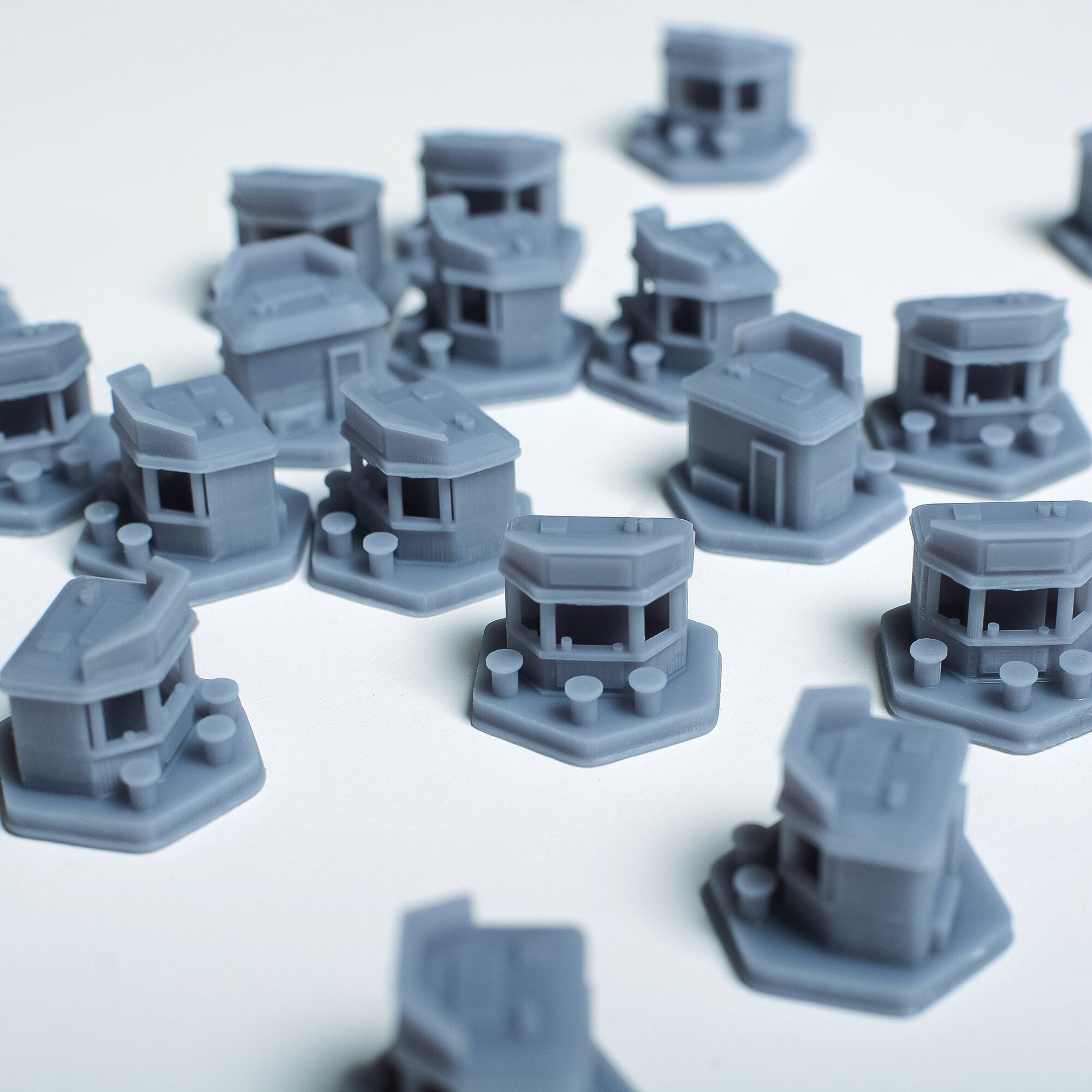Ark Nova Kit | Tokens | Coffe, Pavilion and Kiosk | Components - board game expansion set - BoardGeekFox
