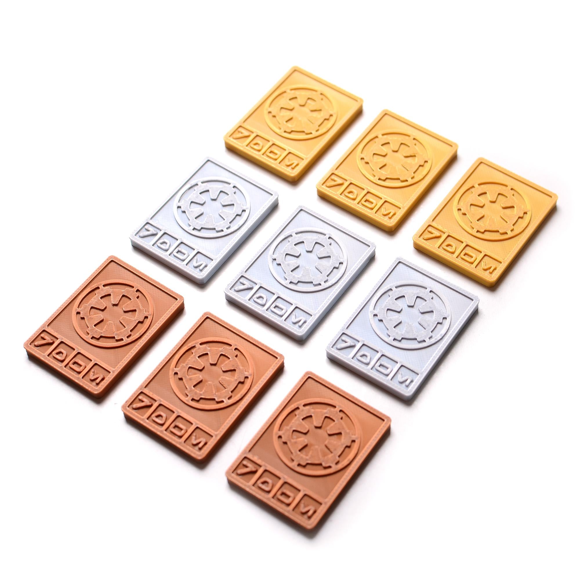 Imperial Credits / Star Wars Props, Sabacc - board game expansion set - BoardGeekFox