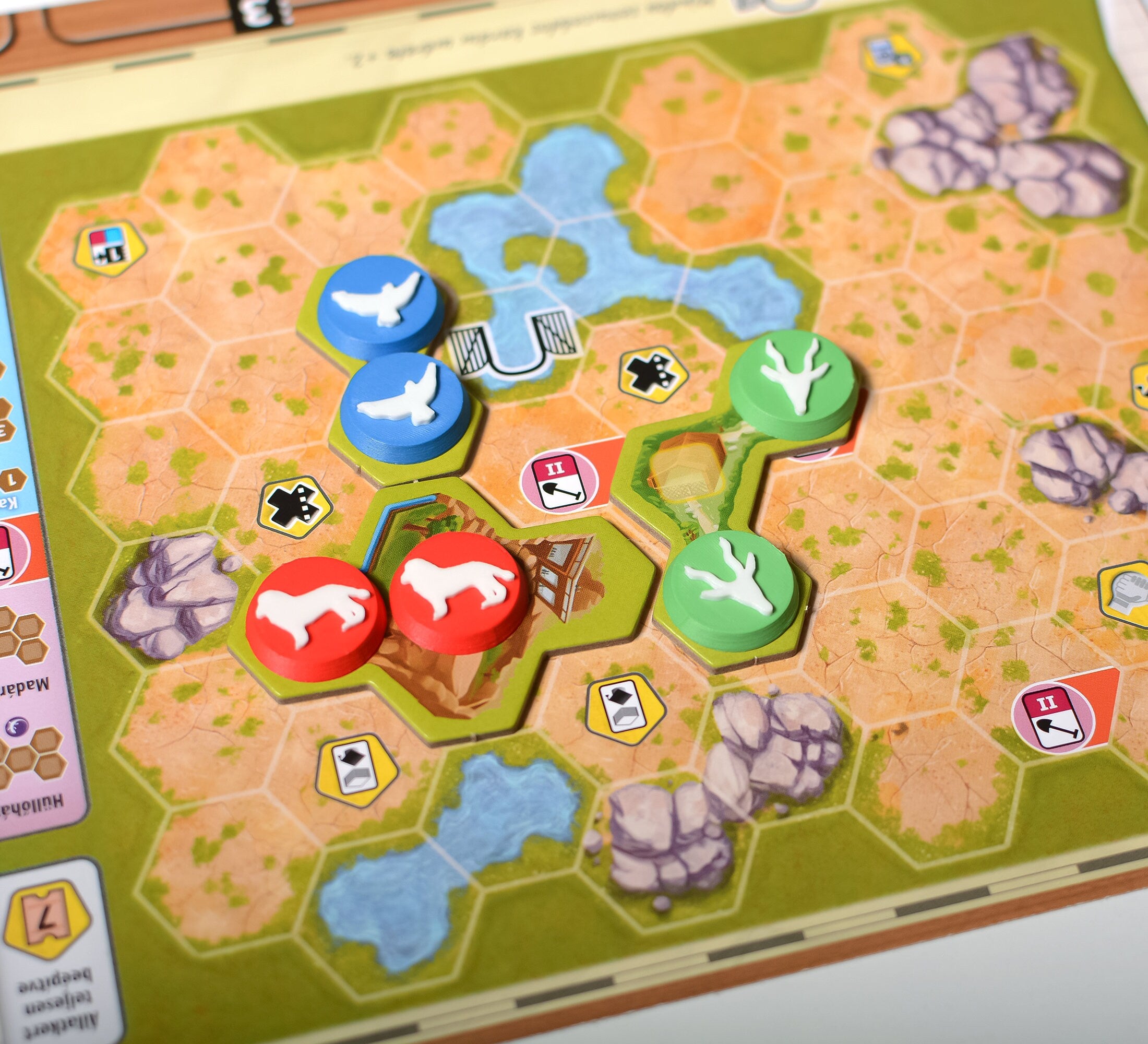 Ark Nova Animal Tokens | 70pcs - board game expansion set - BoardGeekFox