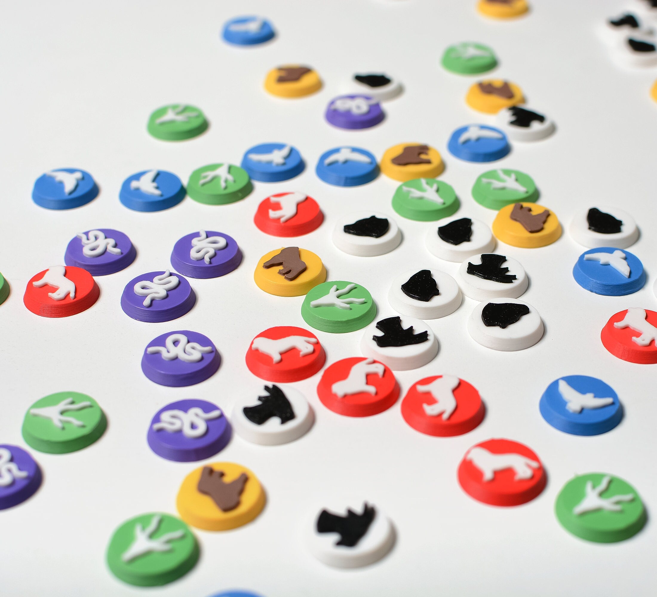 Ark Nova Animal Tokens | 70pcs - board game expansion set - BoardGeekFox